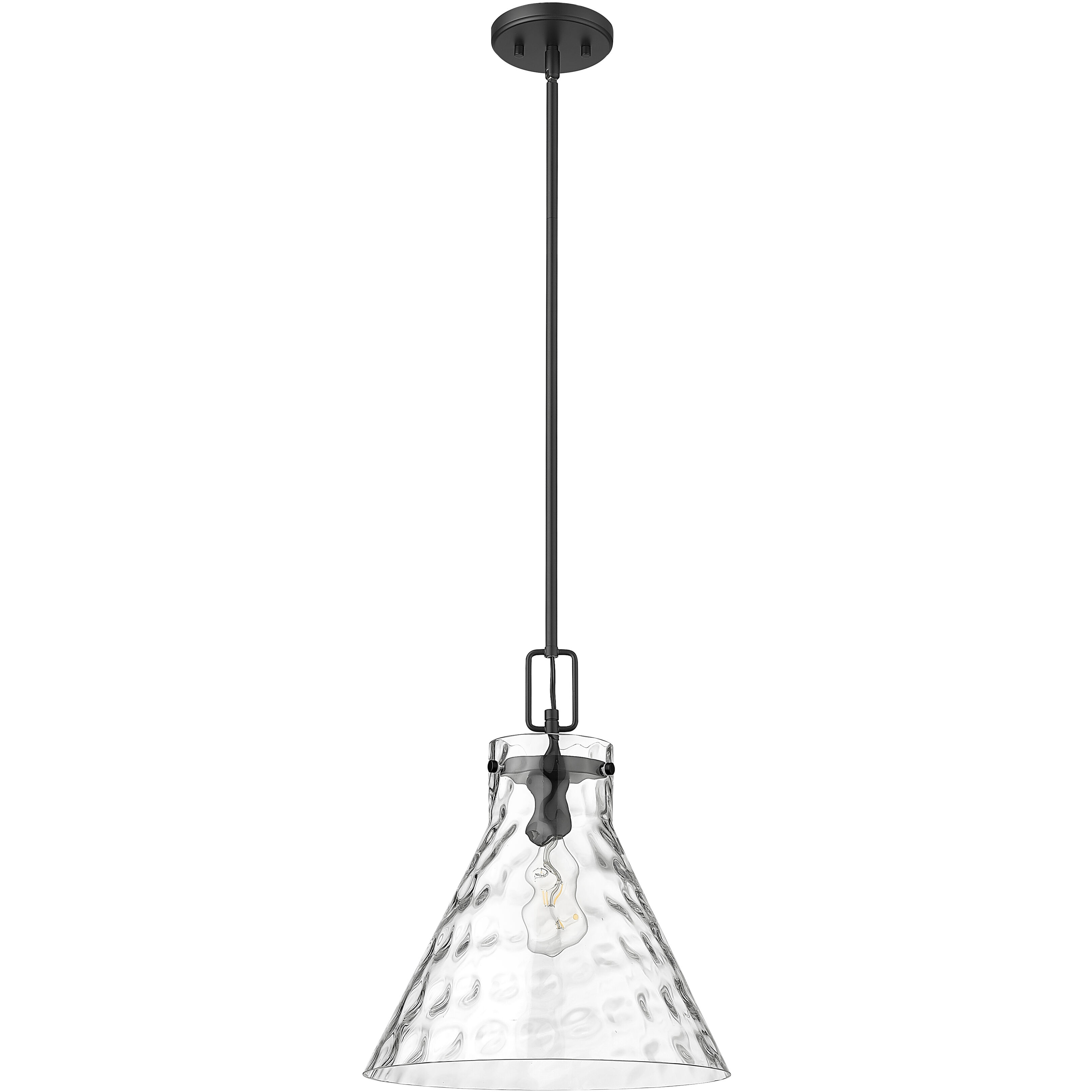 Barlon 1 Light 14 inch Matte Black Pendant Ceiling Light